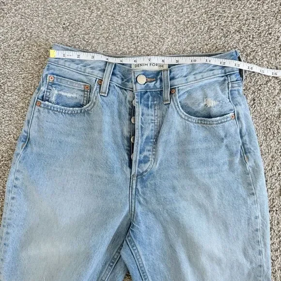 DENIM FORUM | The Boyfriend High Rise Loose 28L Size 25 - Picture 13 of 15